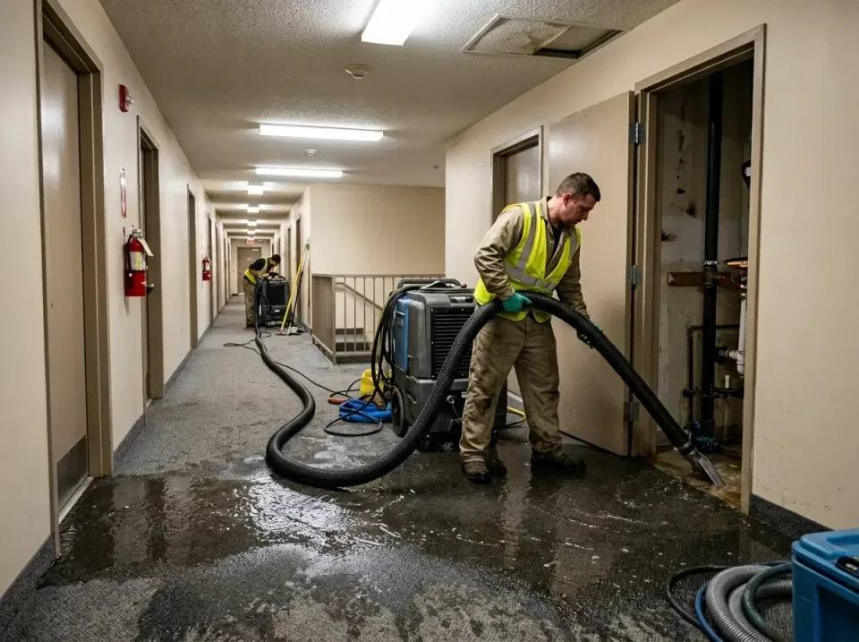 multi-unit-apartment-hallway-f-005 — frequently asked questions, Emergency Burst Pipe Water Extraction & Removal in Bartonvi…